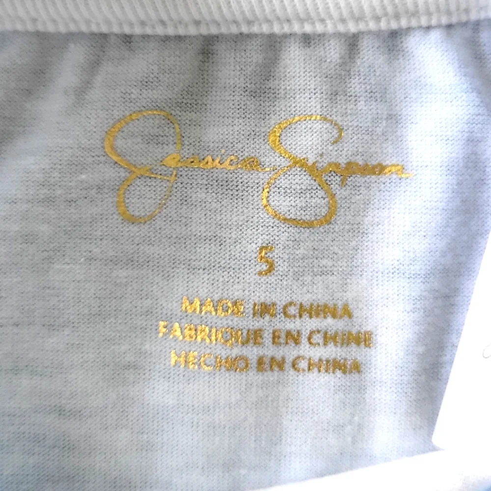 Jessica Simpson‎ Girls T-Shirt Style Cb741j54 Color Blue Ombre Size 5